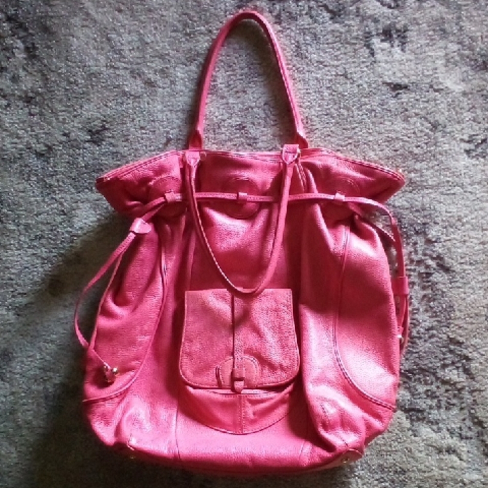 Source Unknown Pink Tote Bag with Slouchy Design